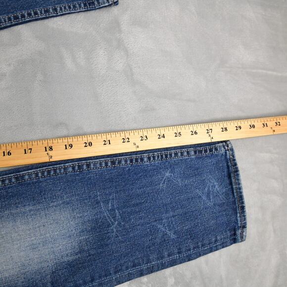 VIGOSS Jeans Women's Size 28/27 Measures 31/28 Blue Denim The New York Tomboy - Picture 10 of 11